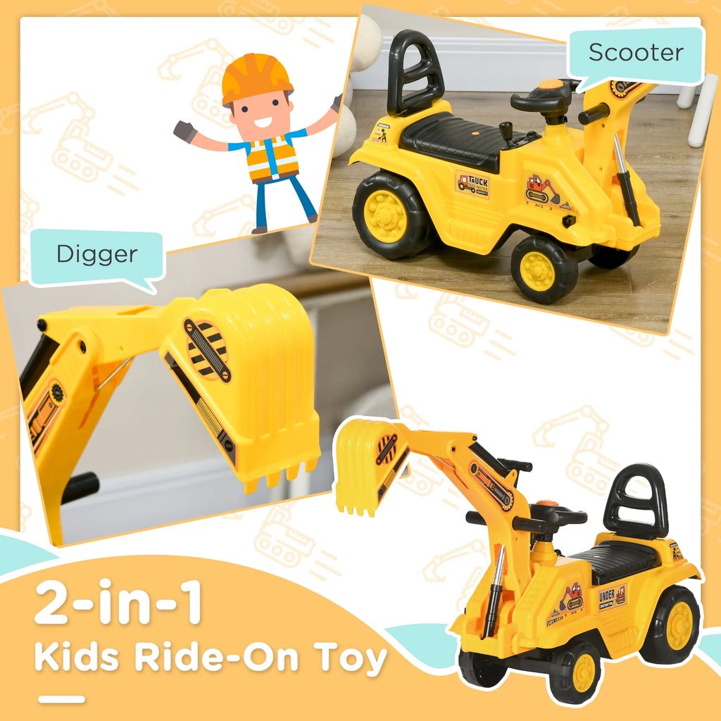 Kids Ride on Tractor with Storage U325