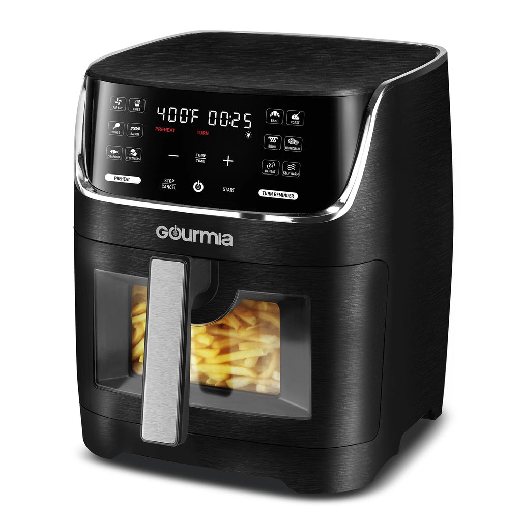 8 Qt Digital Window Air Fryer with 12 One-Touch Presets S8673
