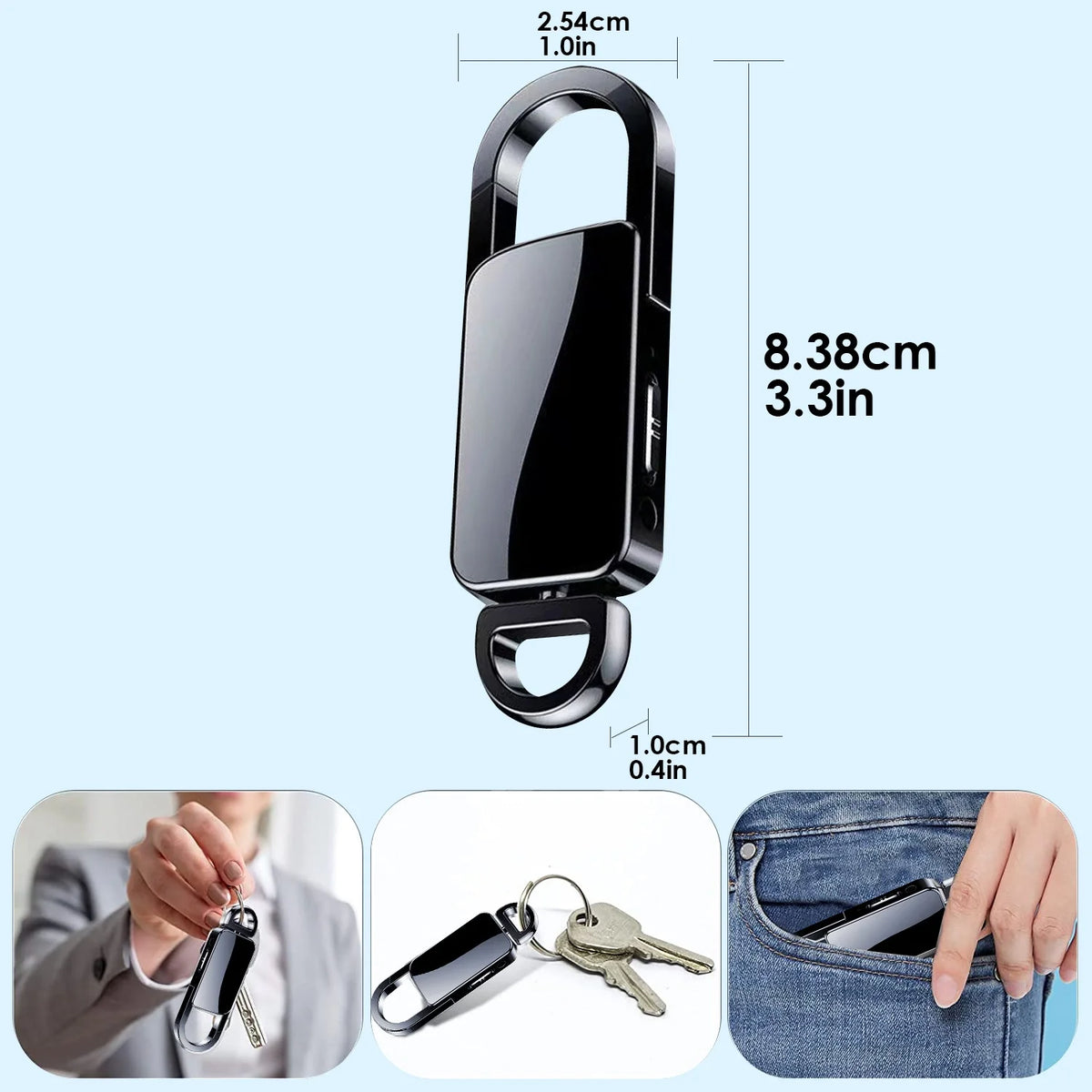 64GB Voice Activated Recorder with Noise Reduction A801085