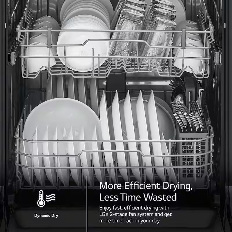 White Front Control Dishwasher with Stainless Steel Tub S938729