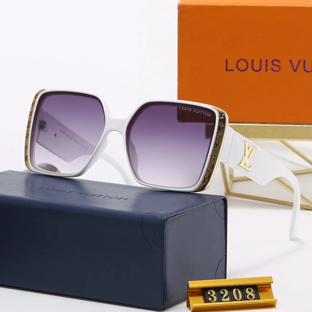Luxury Letter Print Frame Women's Fashion Sunglasses V24262