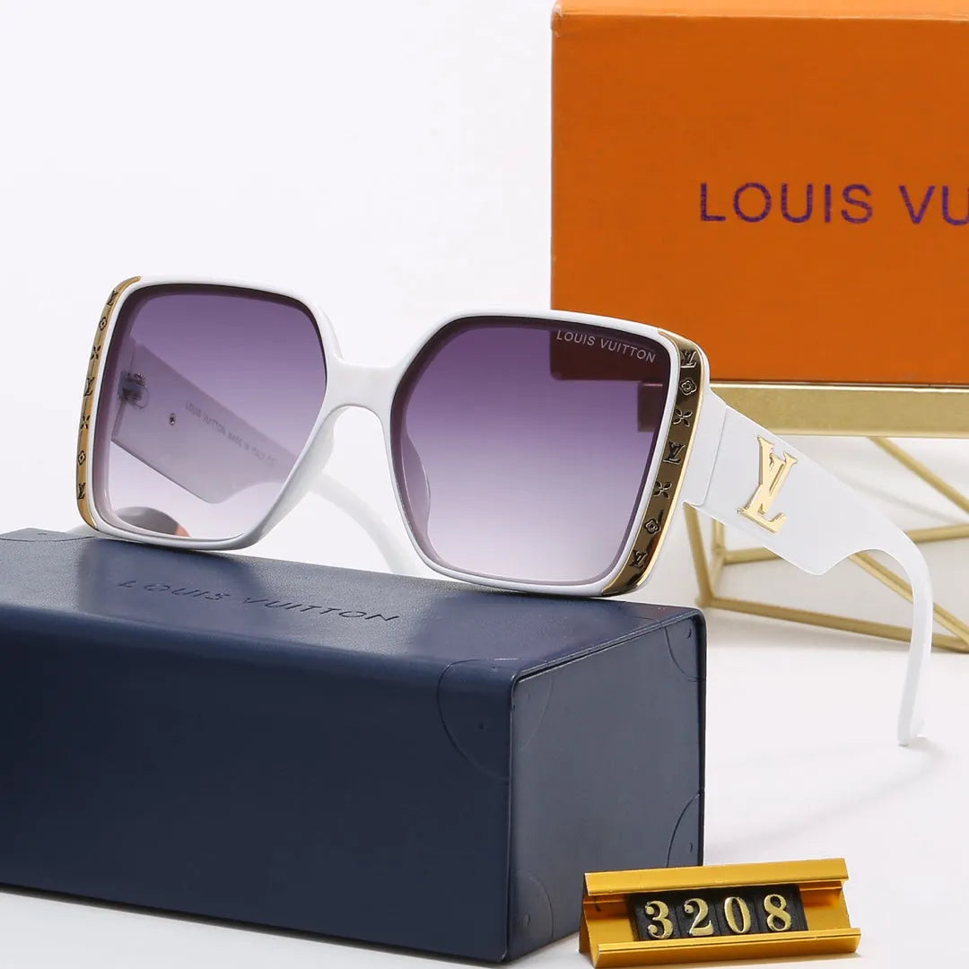 Luxury Letter Print Frame Women's Fashion Sunglasses V24262