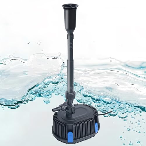 400GPH Submersible Pond Filter with Pump Fountain Kit Z3307