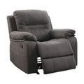 Gray Leatherette Rocker Recliner B622