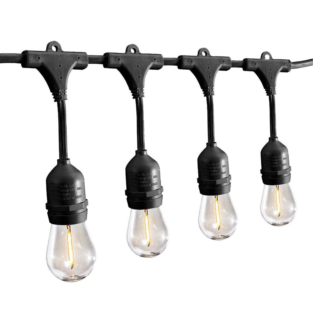 Black LED Outdoor String Lights O287368