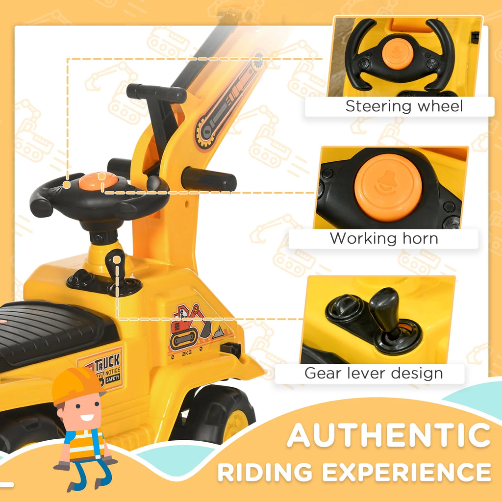 Kids Ride on Tractor with Storage U325