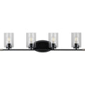 Black Four-Light Bath Light E791784