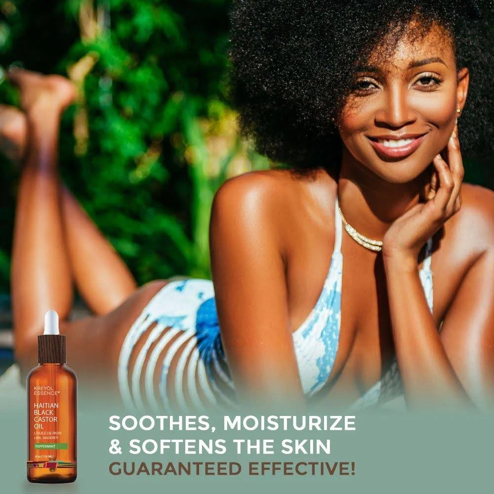 Haitian Black Castor Oil - Rosemary Mint Q33943