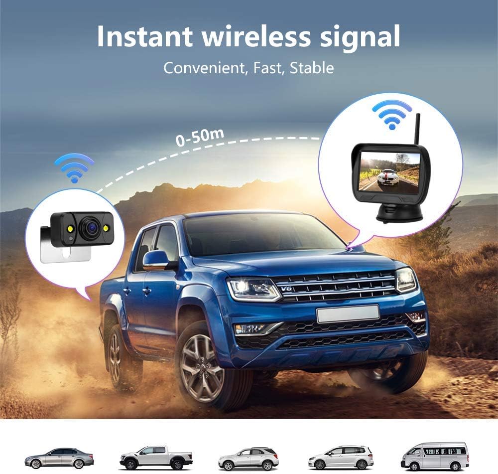 4.3'' Wireless Reversing Camera Kit with Monitor U662222