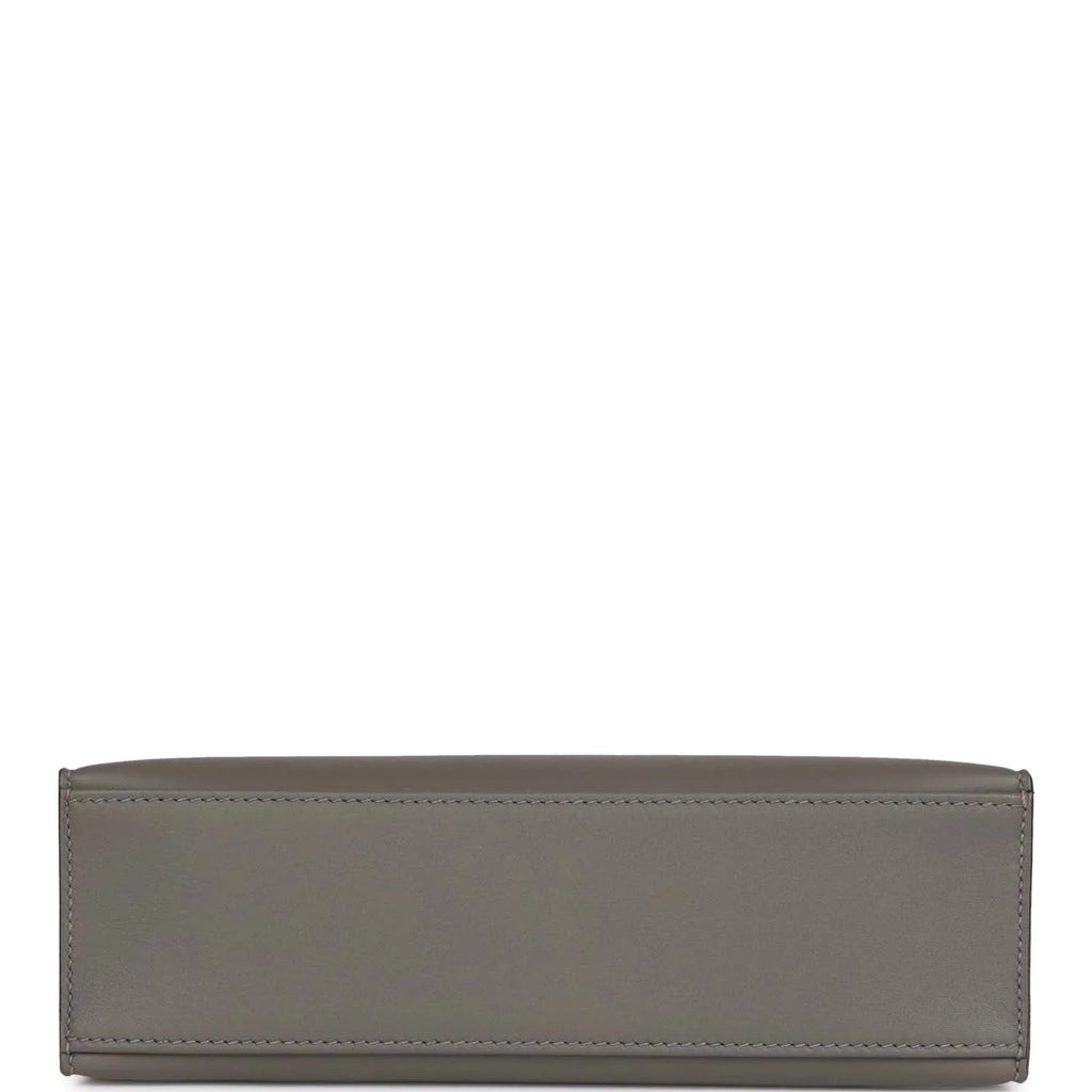 Kelly Pochette Gris Meyer Swift Gold Hardware V56424