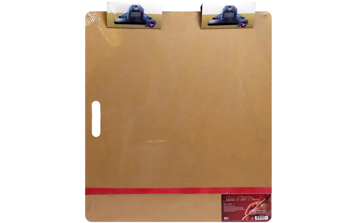 Sketch Tote Board 23" x 26" with Handle, Clips and Elastic Band L860