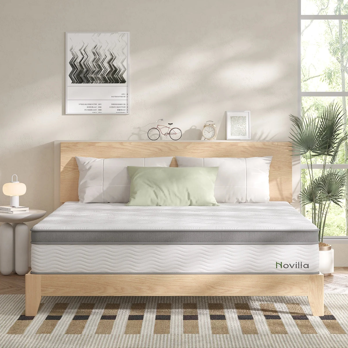 Queen Size Memory Foam Pocket Spring Hybrid Mattress V554