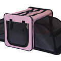 Pink Small Folding Wire Pet Dog Crate N214