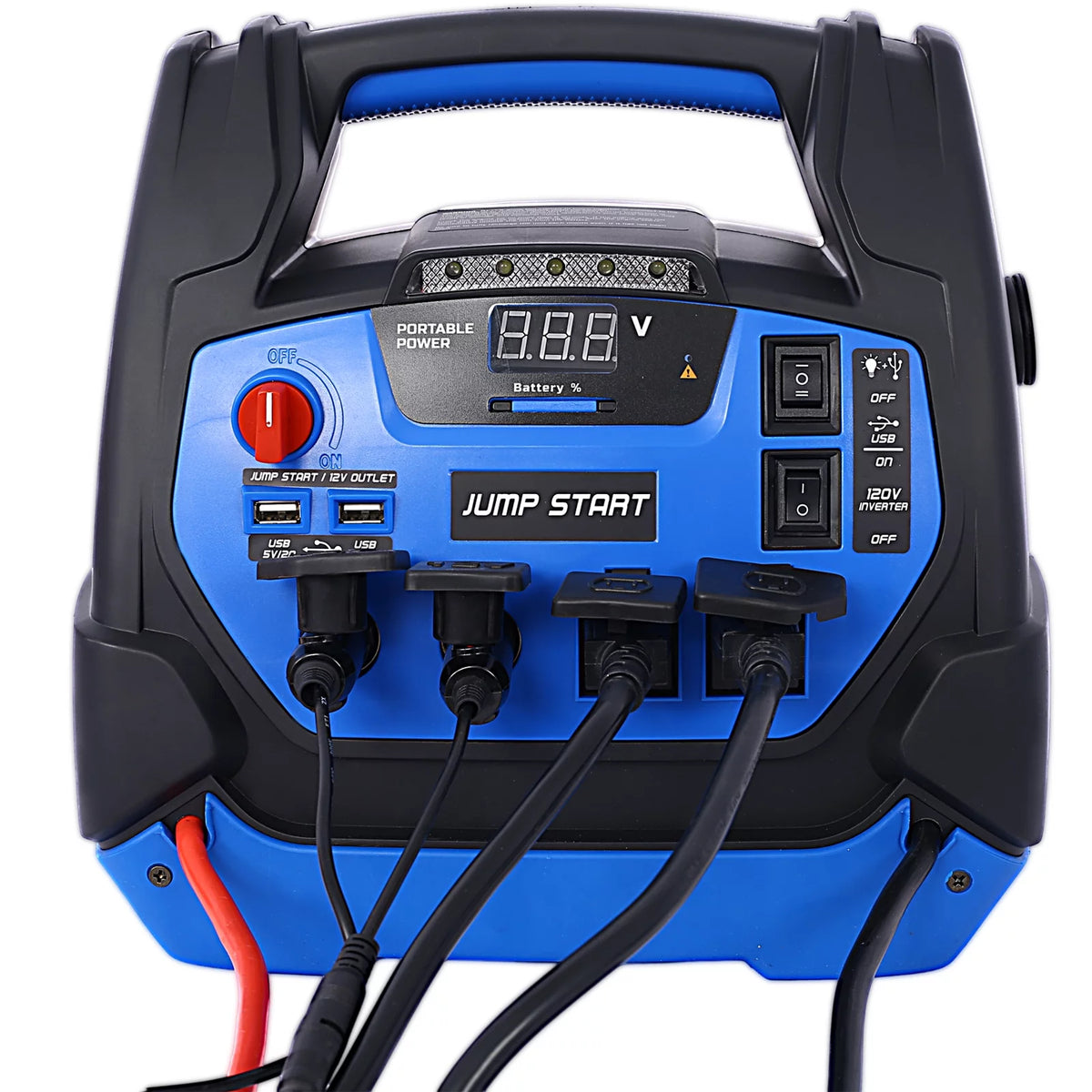 1800 Amps 12V DC Jump Starter with Air Compressor U747