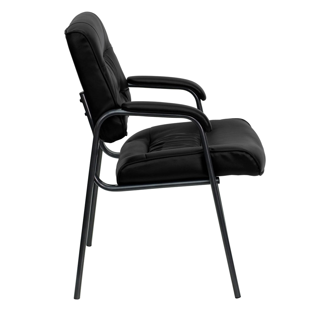 Leather Blend Reception Chair L8296
