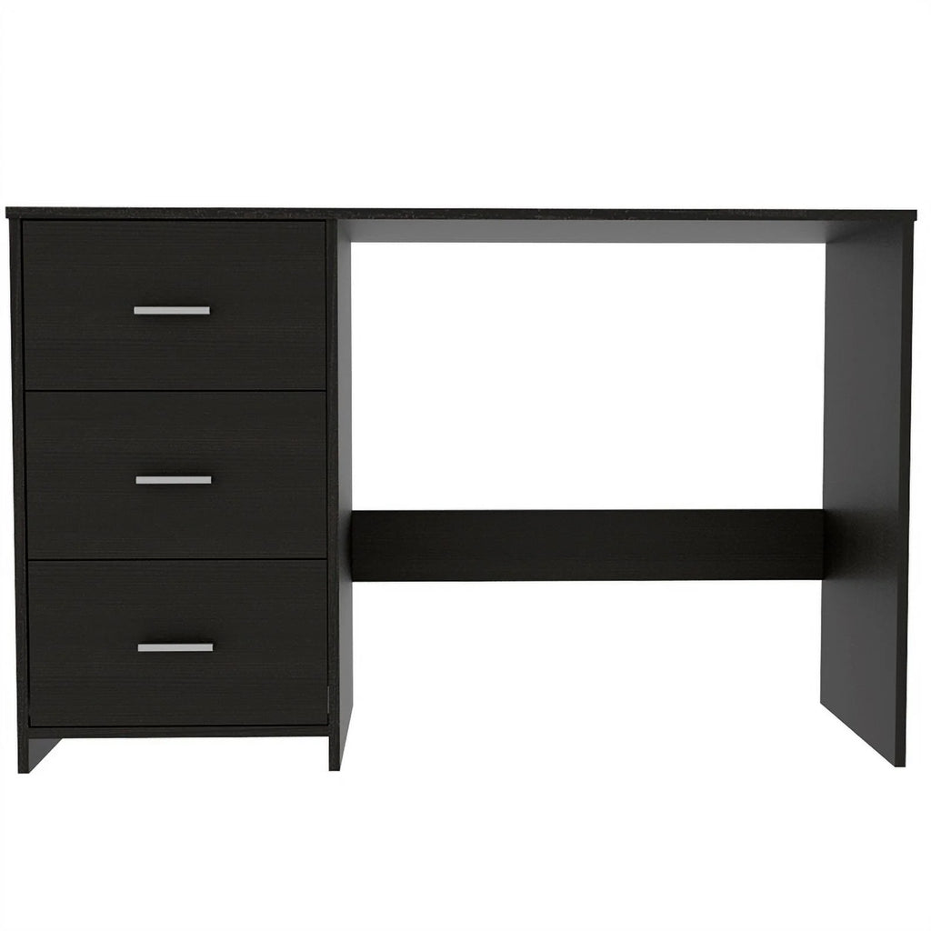 Black Computer Desk with Three Drawers H13757