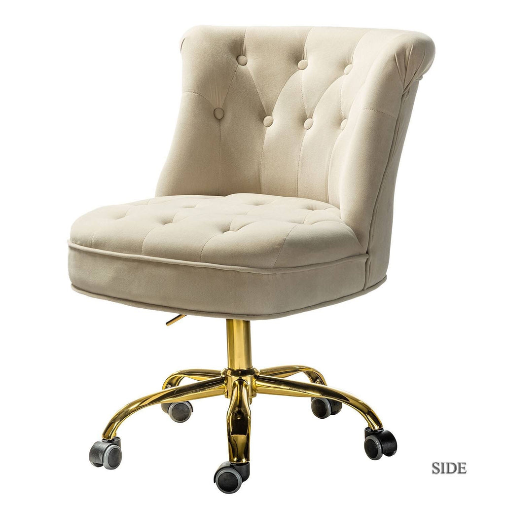 Tan Tufted Back Task Chair X1349