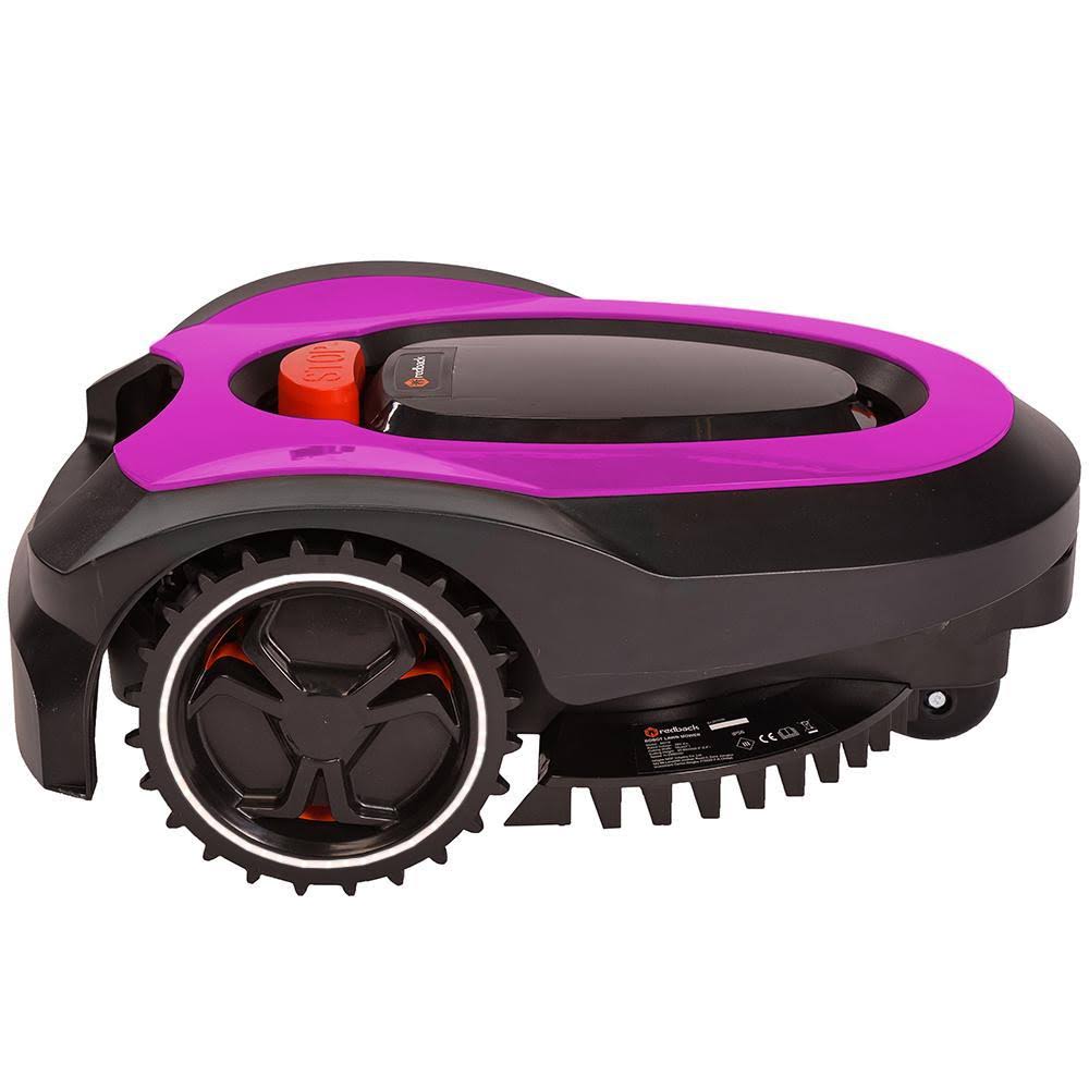 28V Robot Lawn Mower with Install Kit and 2.0Ah Battery J6268