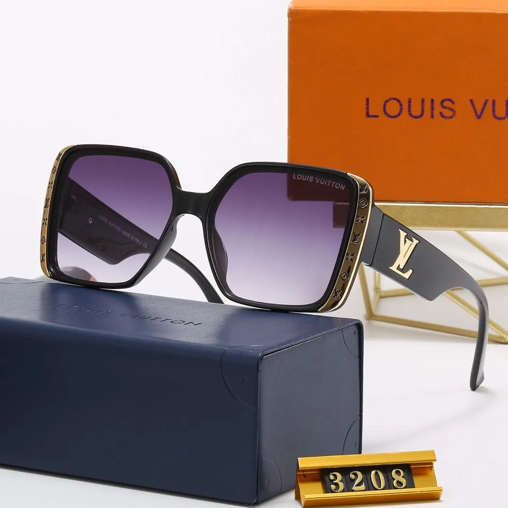 Luxury Letter Print Frame Women's Fashion Sunglasses V24262