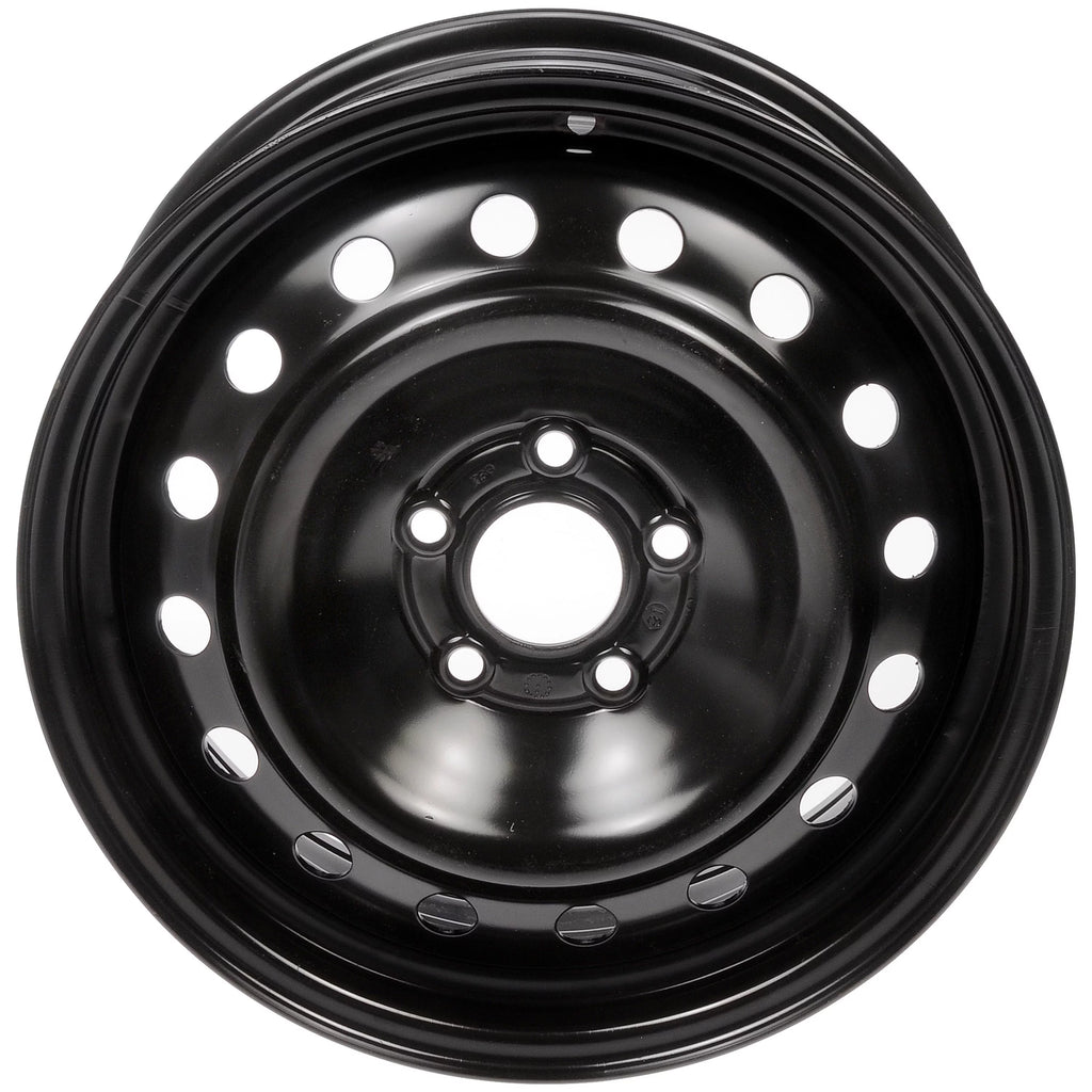 Steel 16 x 6.5-inch 5-Lug Black Wheel Rim S4426