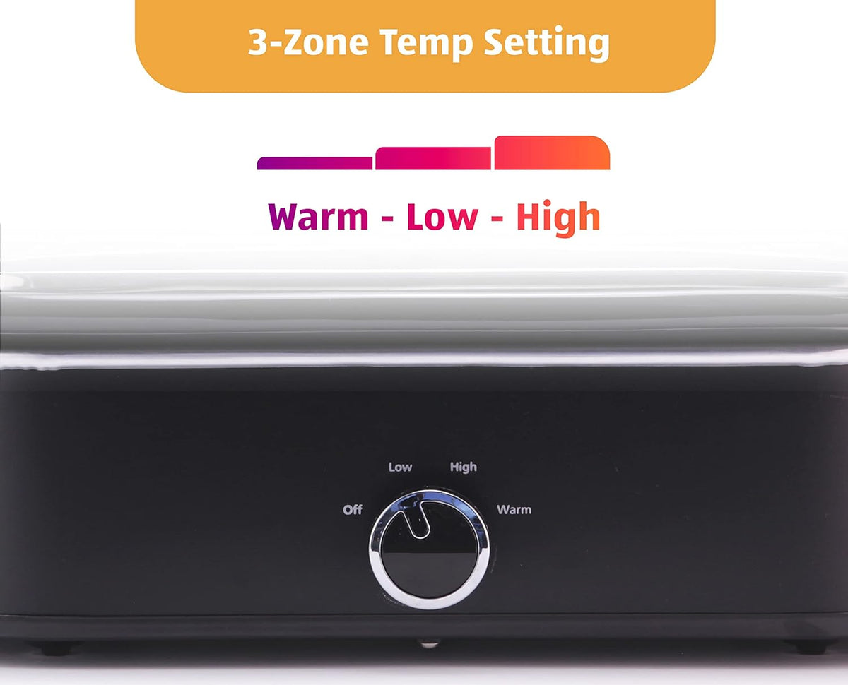 4-Quart Manual Slow Cooker with Keep Warm Setting, 3 Pot Liners Pack of 2 K746
