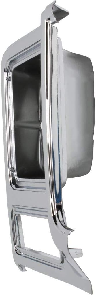 Chrome & Painted Dark Argent Headlight Door for Chevy C10 C20 C30 1979 1980 Passenger Side Pack of 2 R231297