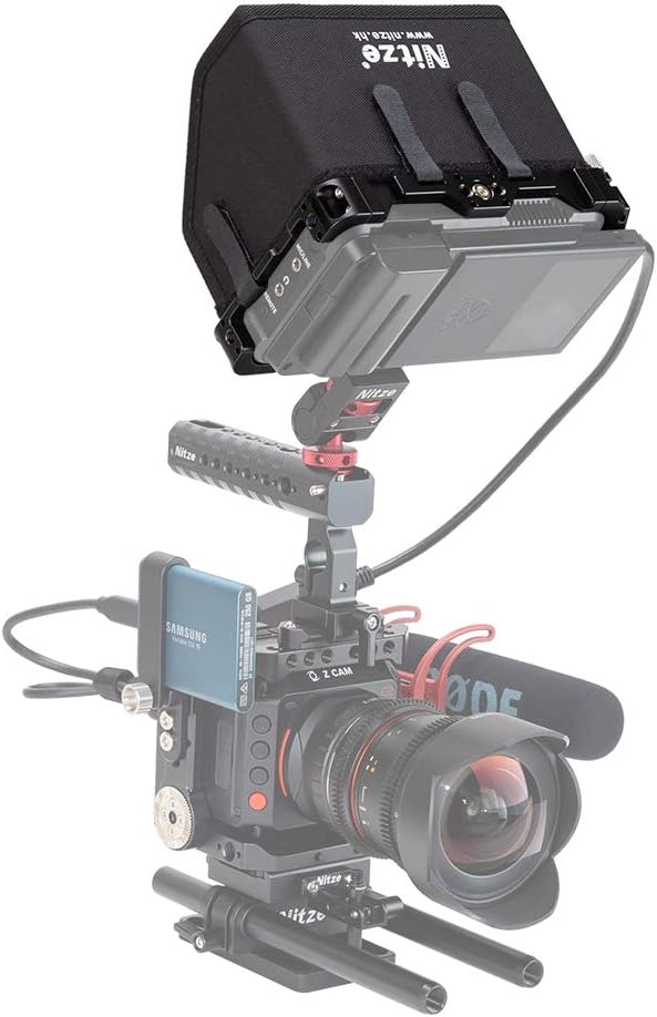 5 inch Monitor Cage with Sunhood E137569