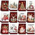 12 Pcs Christmas Kitchen Towels and Dishcloths 14.2 x 21.3 Inch Q5745