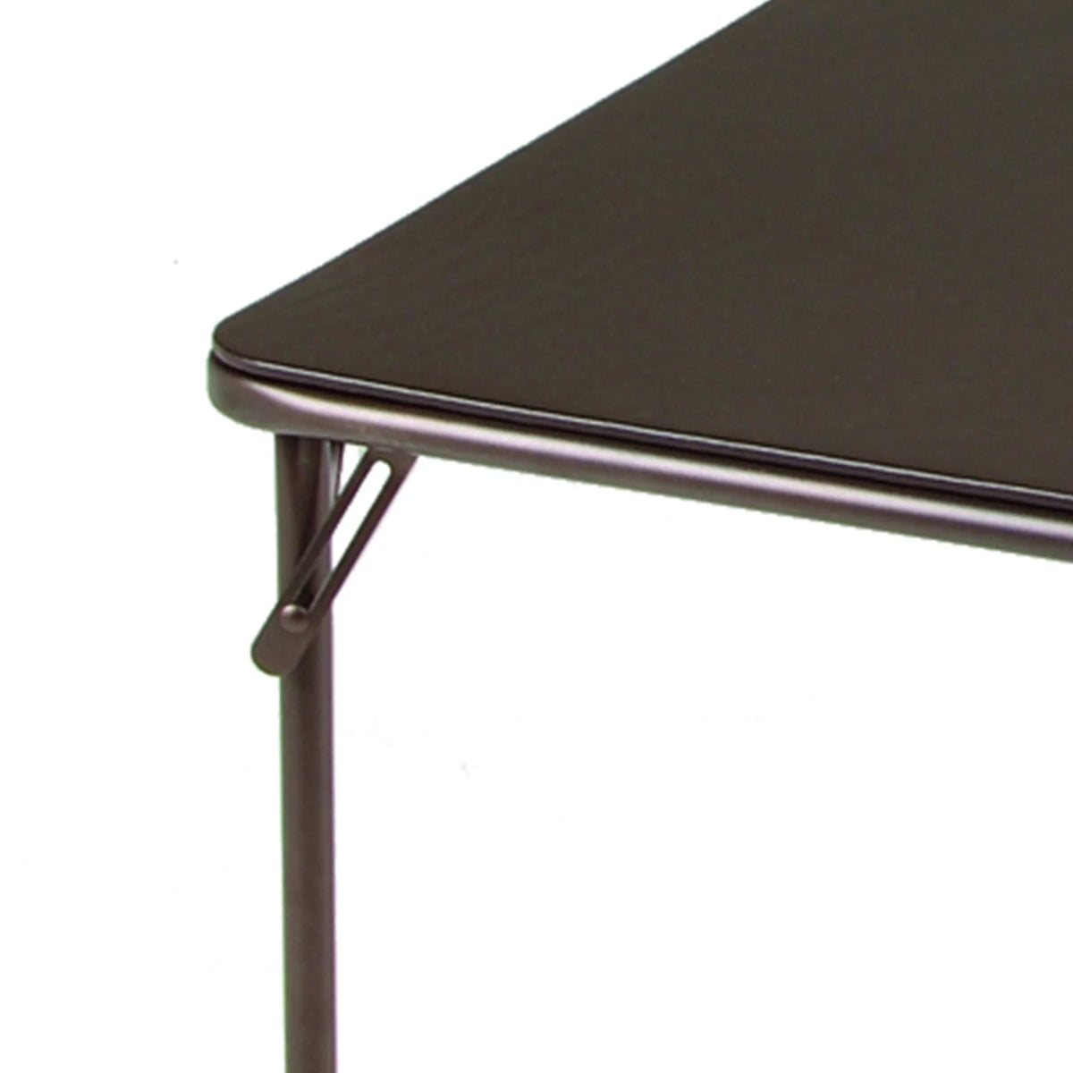 Black Square Metal Folding Dining Card Table D799613