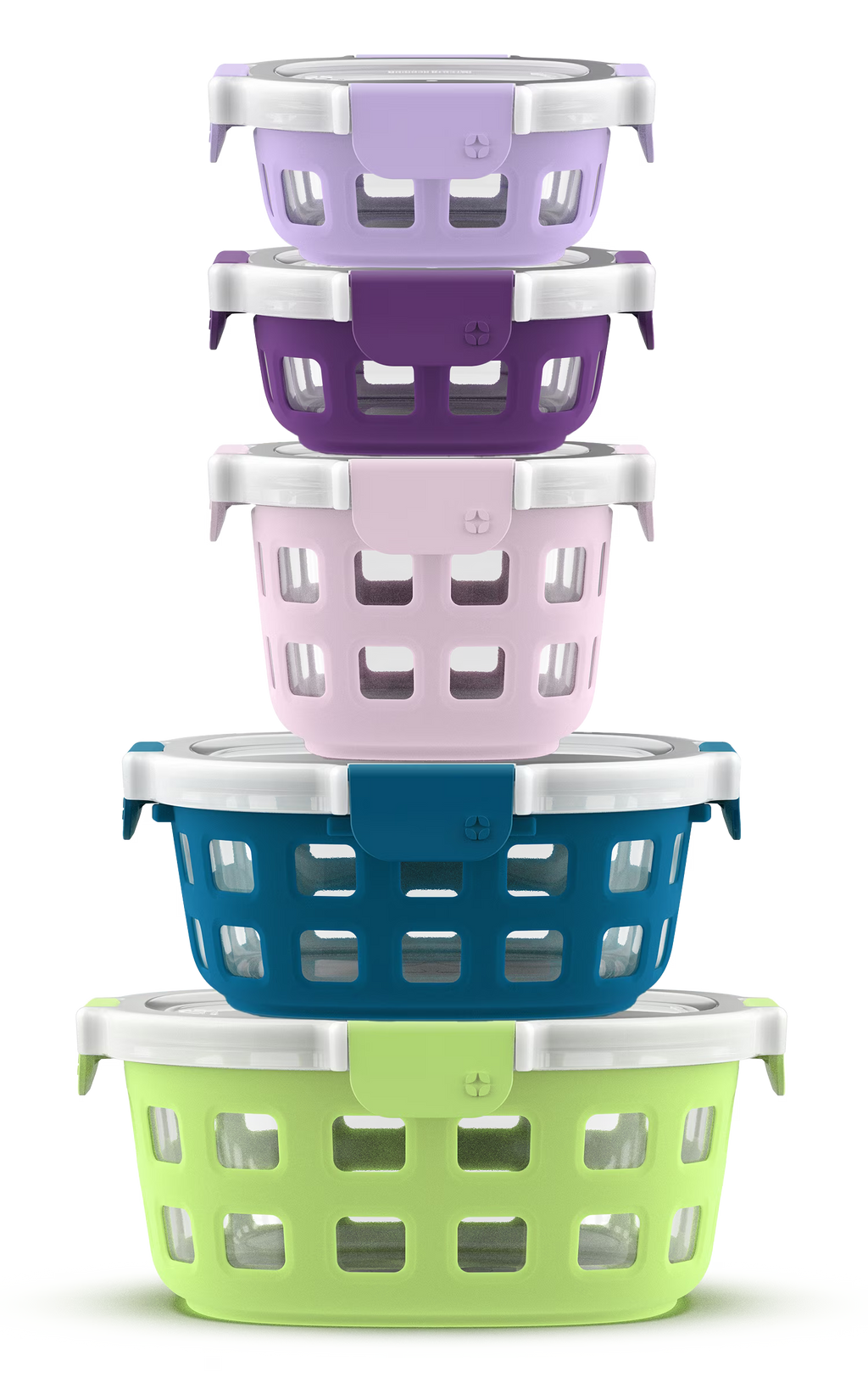 10 Piece Glass Food Storage Set X4532
