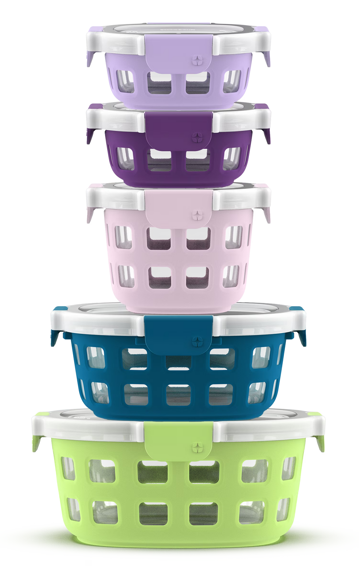 10 Piece Glass Food Storage Set X4532