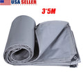 3*5 Meter Grey Waterproof PVC Tarpaulin Canopy Cover Z579
