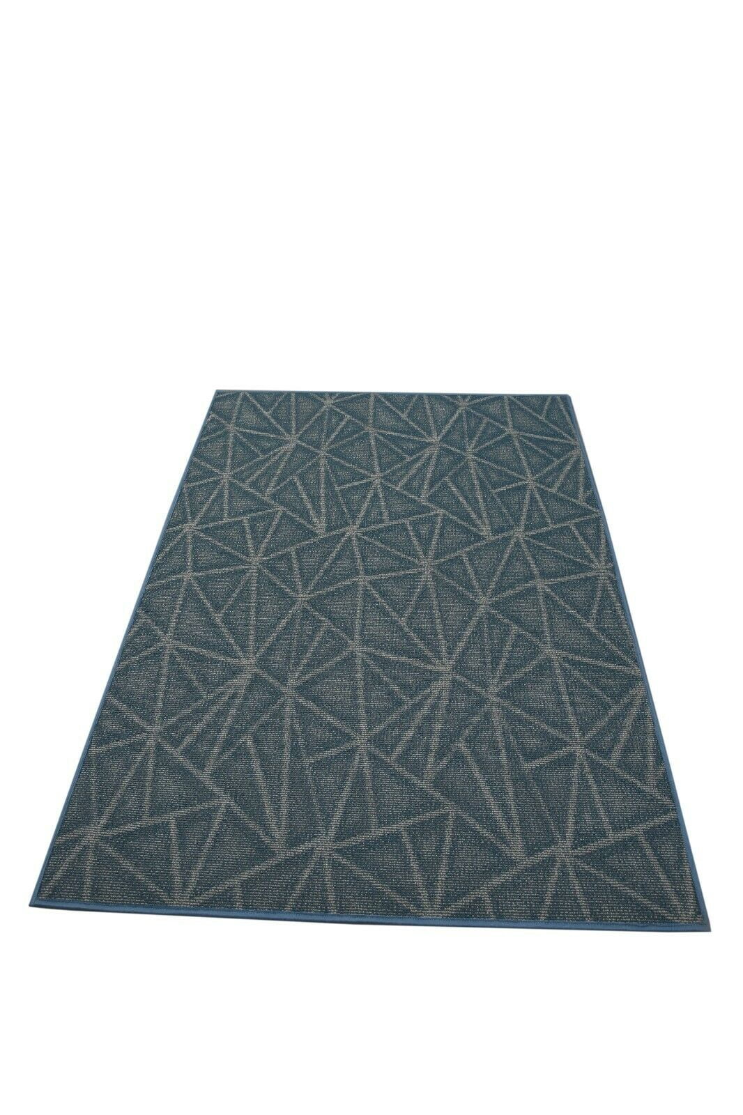 Blue 8' Octagon Area Rug P819477