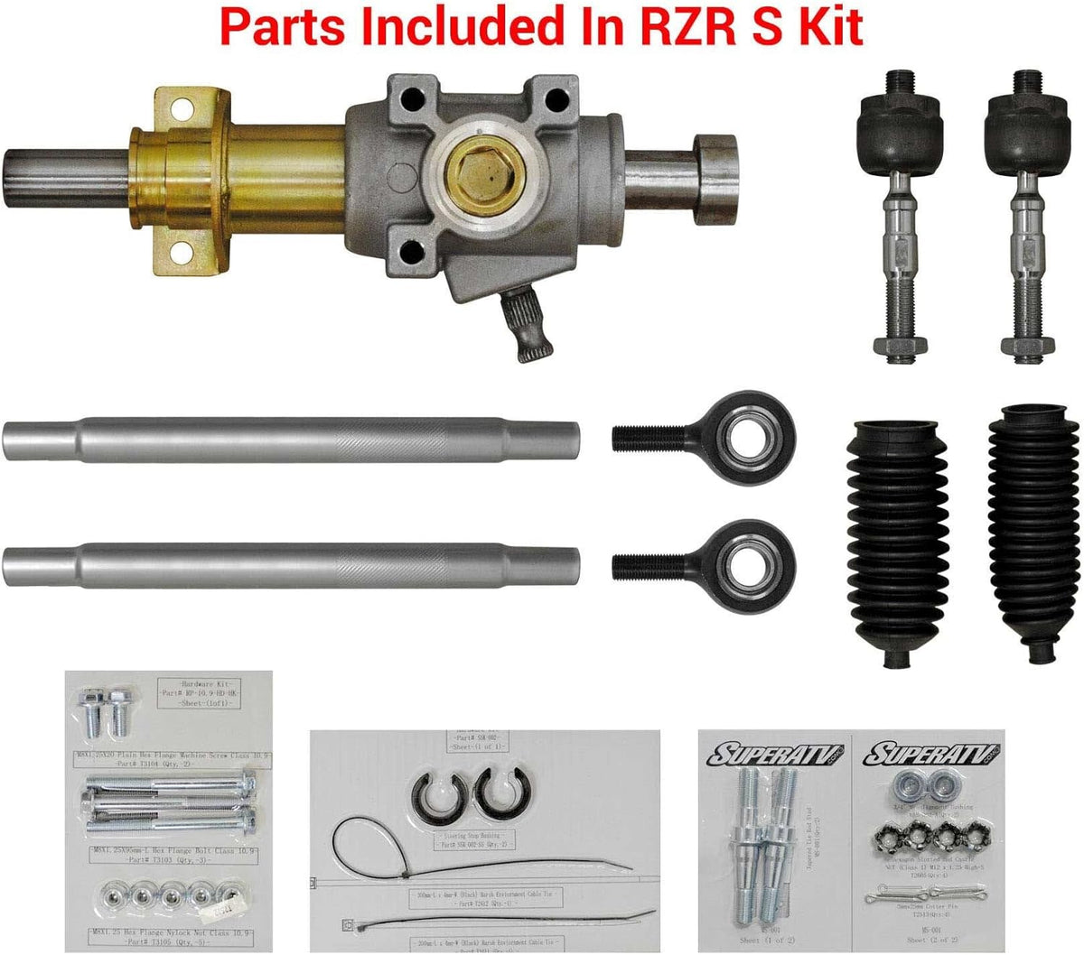 Heavy Duty Rack and Pinion for Polaris Ranger 500 W767