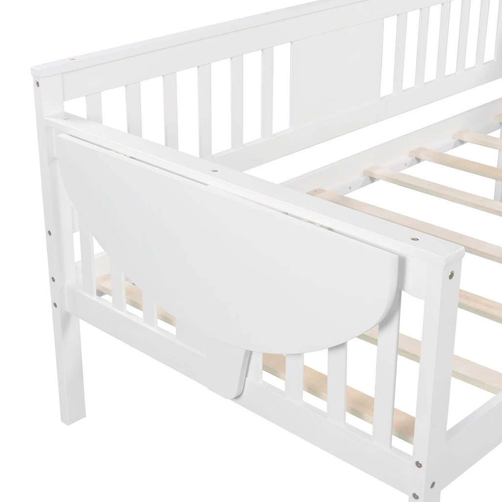 Twin Size White Wood Daybed R1975