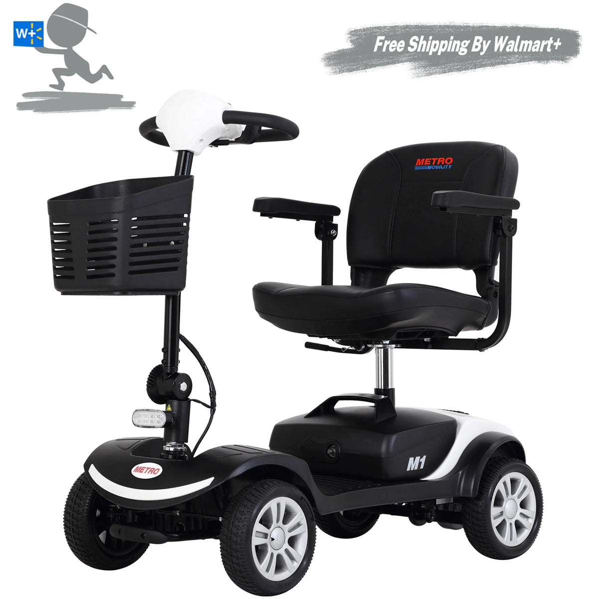 300W Motor Compact Mobility Scooter with Headlights S563521
