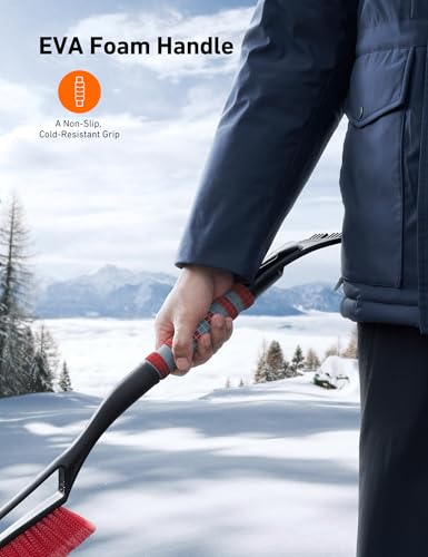 2 Pack 27" Snow Brush and Ice Scrapers U944814