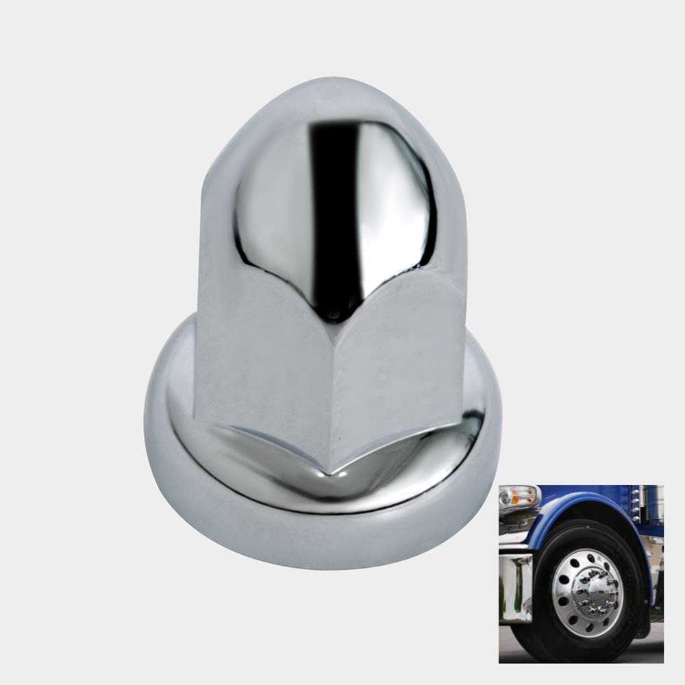 Chrome 33mm Lug Nut Covers, 60pcs with Removal Tool P2708