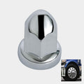 Chrome 33mm Lug Nut Covers, 60pcs with Removal Tool P2708