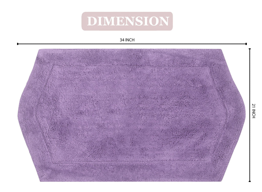 100% Cotton Tufted Non-Slip Bath Rug, 21" x 34" T50428