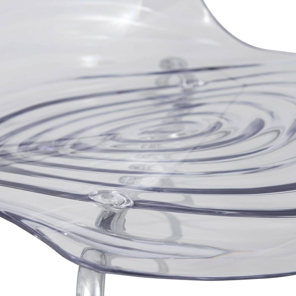 Clear Plastic Dining Chair E6045