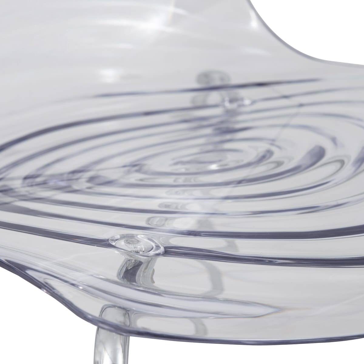 Clear Plastic Dining Chair E6045