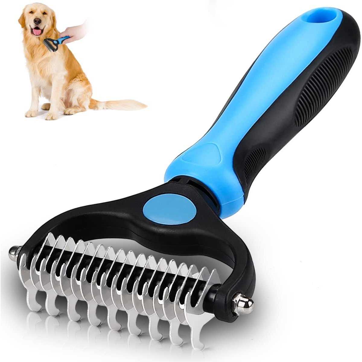 Dematting Brush Undercoat Rake for Dogs & Cats U53448