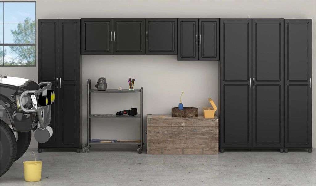 White Garage Storage Wall Cabinet S470