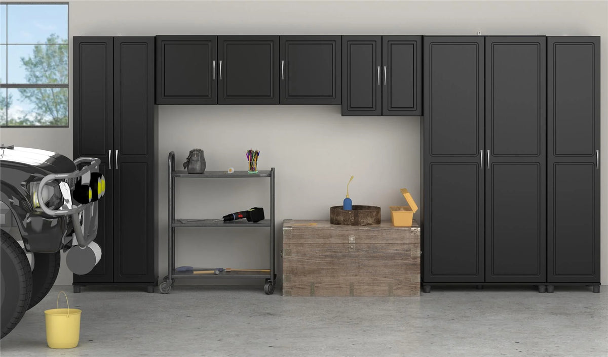 White Garage Storage Wall Cabinet S470