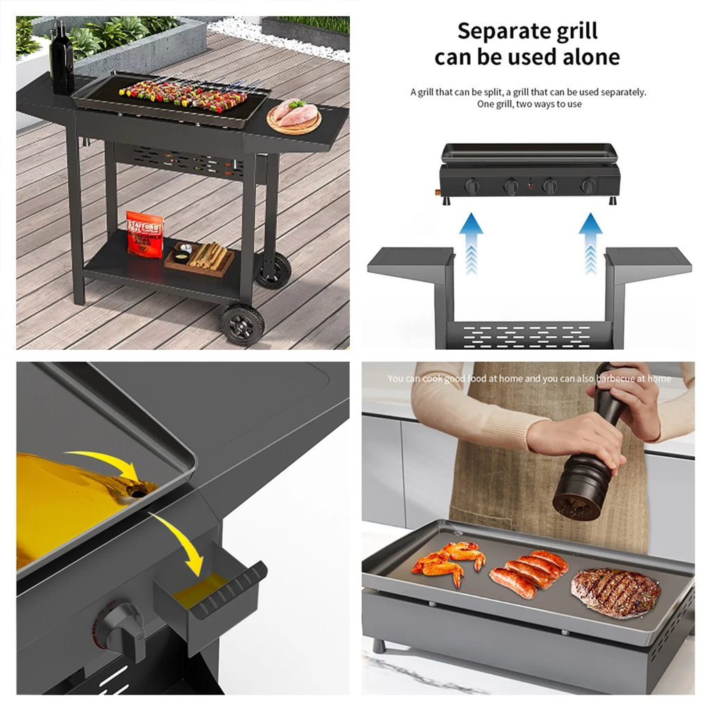 4-Burner Propane Gas Grill F18066