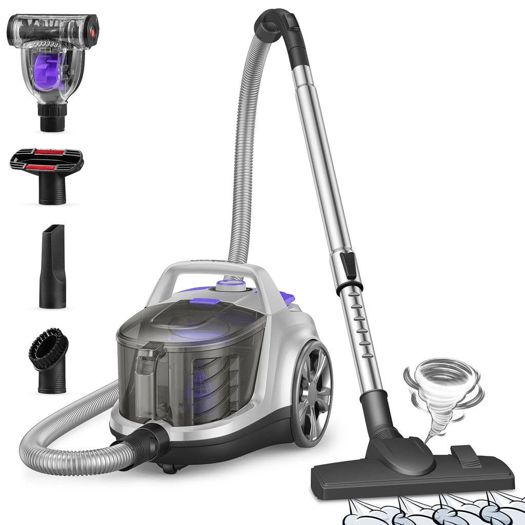 1200W 3.6QT Bagless Canister Vacuum Cleaner P48863