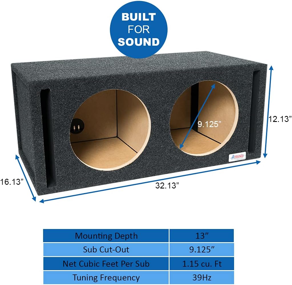 10” Dual Vented Subwoofer Enclosure I2568