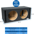 10” Dual Vented Subwoofer Enclosure I2568