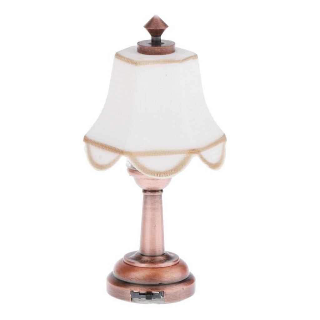 Vintage Metal Dollhouse Desk Lamp S803